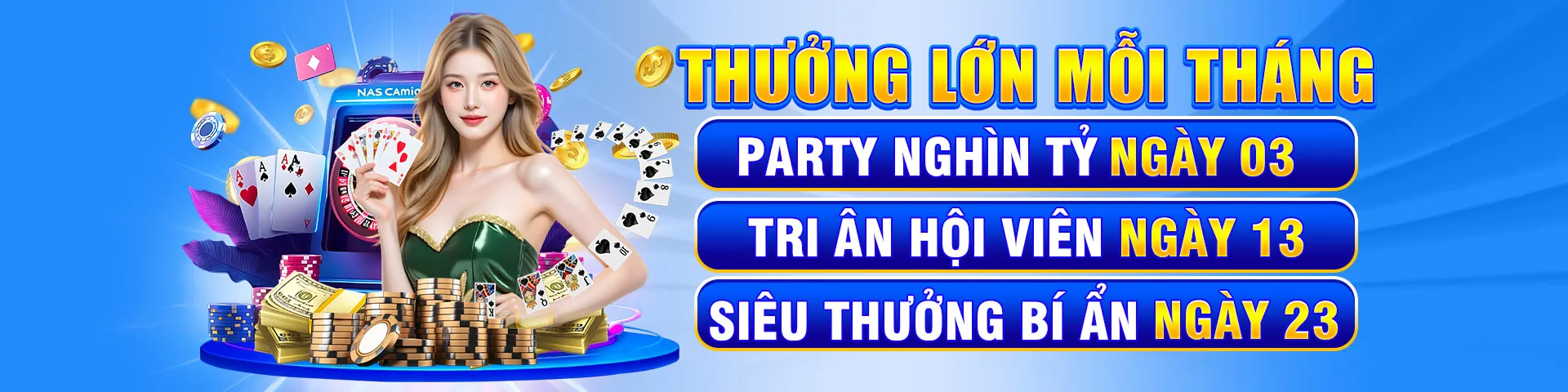 Banner khuyến mãi hấp dẫn từ Gamvip App